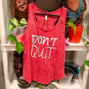 Ever Hottie - Don’t Quit tank top ✨🔥